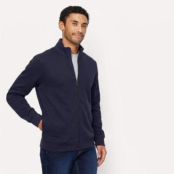 Navy Zip-Up Jacket image 5